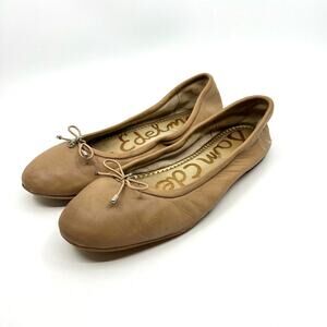 Sam Edelman Felicia Nude Ballet Flats Women's 8 US